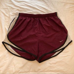 Nike DryFit Running Shorts- Maroon